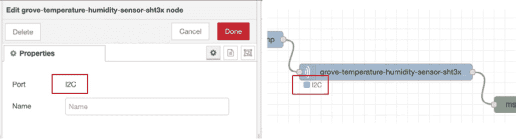 Figure 10.4 – Checking the port is set as I2C 