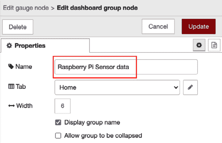 Figure 11.27 – Setting the group name 