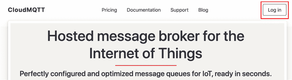 Figure 11.2 – CloudMQTT website 