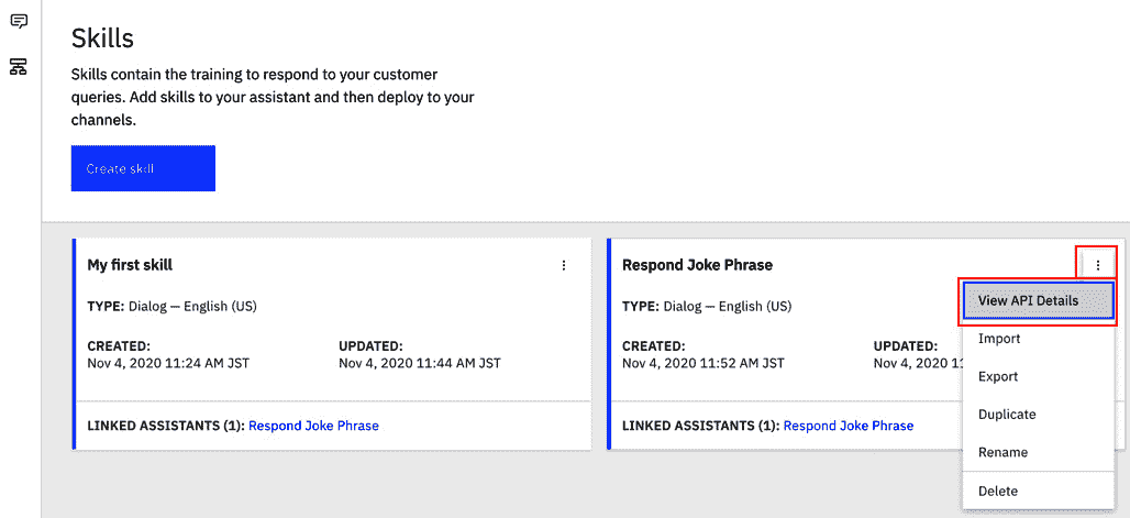 Figure 12.20 – Access the View API Details menu 
