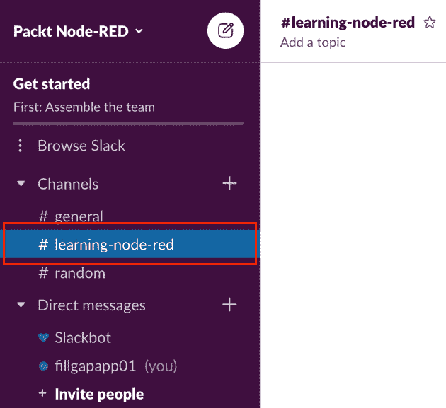Figure 12.9 – You have created the workspace 