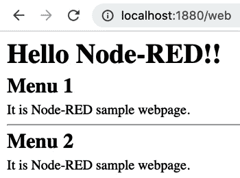 Figure 3.22 – Result of the web application  