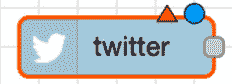 Figure 7.30 – Placing the twitter in node 