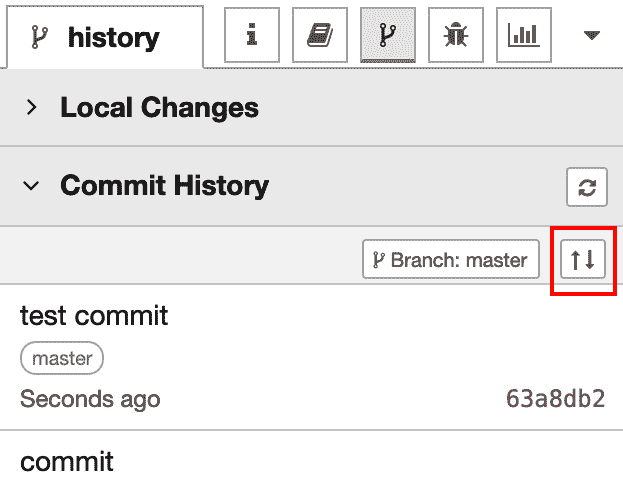 Figure 8.21 – Clicking the Manage remote branch button 