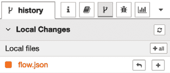 Figure 8.5 – Node-RED recognizes that flow.json has been changed 