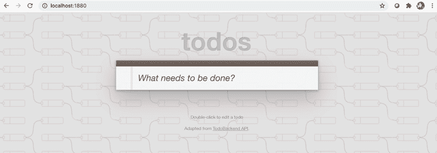 Figure 9.21 – Open your ToDo application 