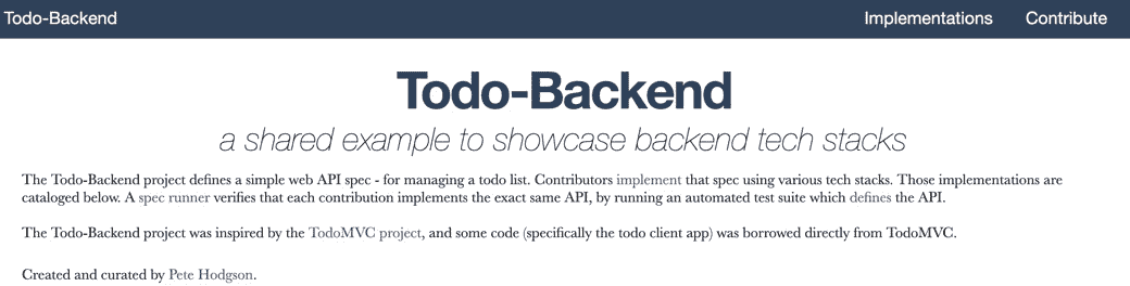 Figure 9.3 – Todo-Backend 