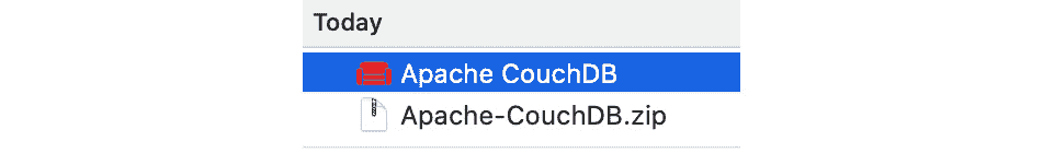 Figure 9.6 – Start CouchDB 